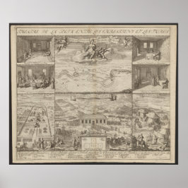 1699 Treaty of Karlowitz Plan, Map of the Europe Poster