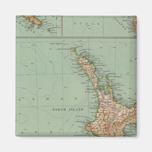 169 Neuseeland, Hawaii, Tasmanien Magnet (Vorne)