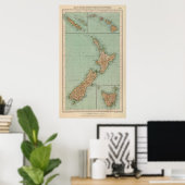 169 Neuseeland, Hawaii, Tasmanien Poster (Heimbüro)