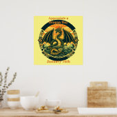 16.01. - Einen Drachentag schätzen Poster (Küche)