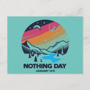 16.01. - Nichts Tag Postkarte