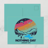 16.01. - Nichts Tag Postkarte (Vorne/Hinten)