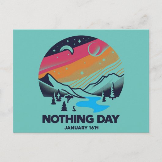 16.01. - Nichts Tag Postkarte (Vorderseite)