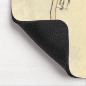 16-17 Weiße Ebenen Mousepad (Ecke)