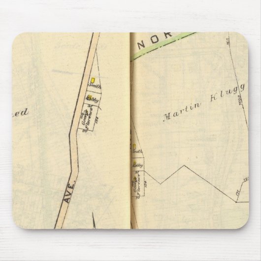 16-17 Weiße Ebenen Mousepad (Vorne)