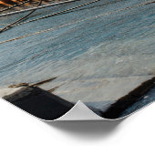 16×20 Udo Fischerboote Südkorea Fotodruck Poster (Ecke)