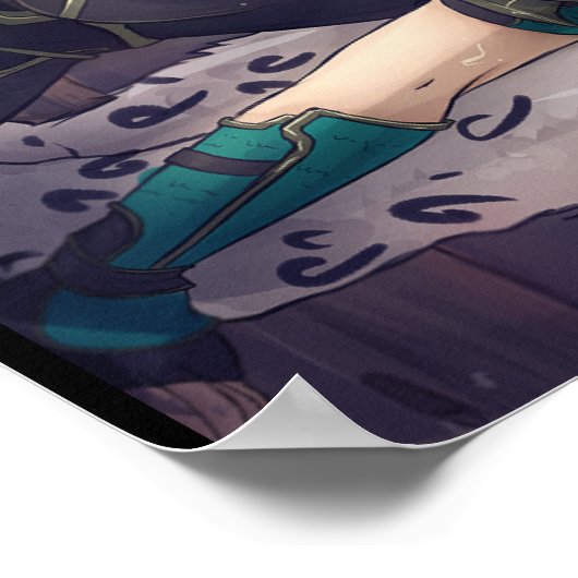 16,5" x 11" Gigi & Frostbite Poster (Ecke)