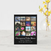 16 abgerundete Ecken FotoCollage oder Instagramm Karte (Gelbe Blume)