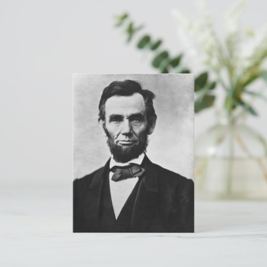 16 Abraham Lincoln Postkarte (Stehend Vorderseite)
