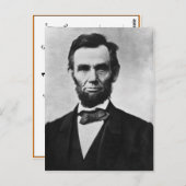 16 Abraham Lincoln Postkarte (Vorne/Hinten)