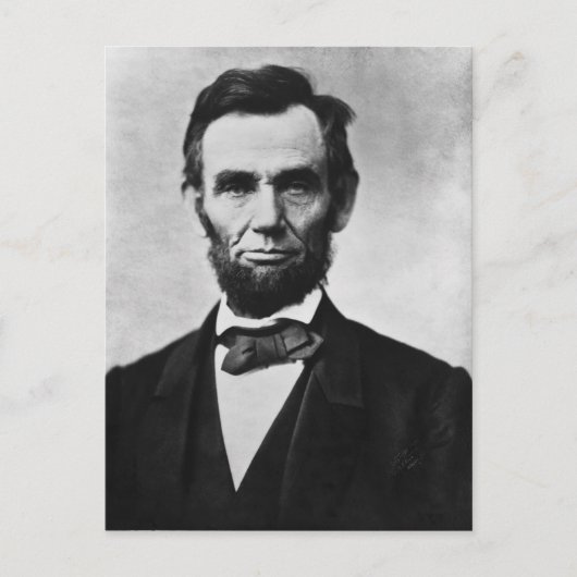 16 Abraham Lincoln Postkarte (Vorderseite)