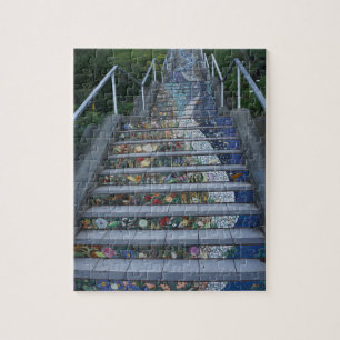 16. Allee deckte Puzzlen der Schritt-#2 mit Puzzle