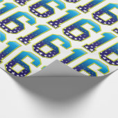 16 Alters-Stern Geschenkpapier (Ecke)