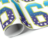 16 Alters-Stern Geschenkpapier (Rolleneckpunkt)