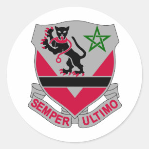 16. Armeeingenieur-Bataillon-Militär Runder Aufkleber