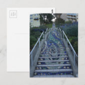 16. Avenue Tiled Steps Postkarte (Vorne/Hinten)