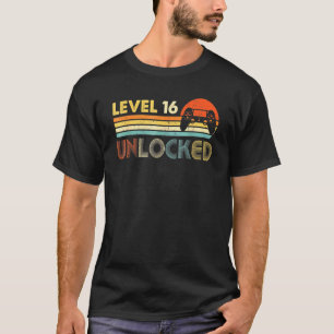 16. Bday Boy Gamer Level 16 Phantastische Einheit T-Shirt