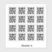 16 Benutzerdefinierter Qr-Code Entfernen von Aufkl Aufkleber (Blatt)