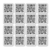 16 Benutzerdefinierter Qr-Code Entfernen von Aufkl Aufkleber (Vorderseite)