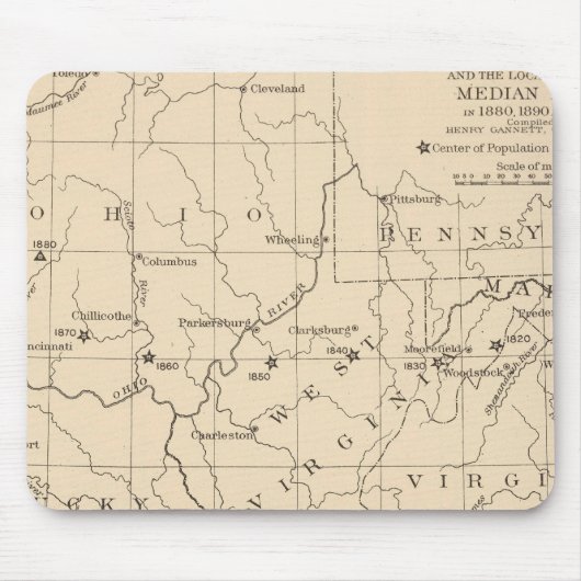 16 Bevölkerungszentrum 17901900 Mousepad (Vorne)