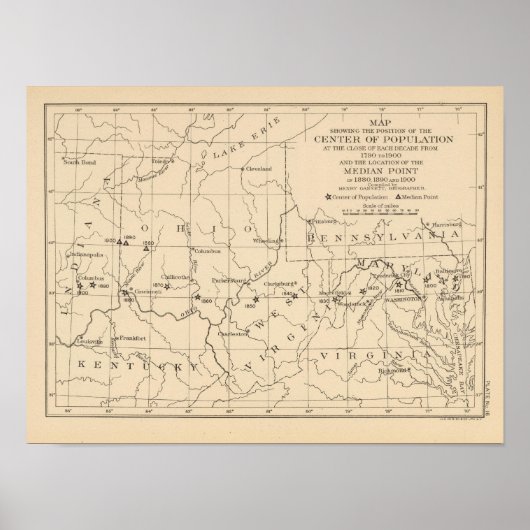 16 Bevölkerungszentrum 17901900 Poster (Vorne)