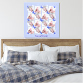 16 Bilder Collage Wertvoll Moments Periwinkle Blue Leinwanddruck (Insitu (Schlafzimmer))