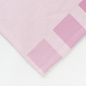 16 Bilder Collage Wertvoll Moments Pink Fleecedecke (Ecke)