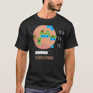 16 Bit Mars ist Terraforming Shirt - Board Game