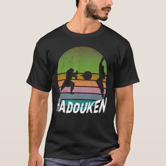16-Bit-Retro-HADOUKEN-Kämpfer 5 T-Shirt (Vorderseite)