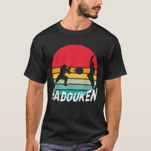16 Bit Retro HADOUKEN Kämpfer T-Shirt