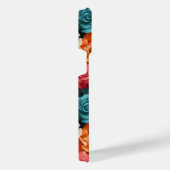 16 Blumenmuster iPhone Hülle (Rechte Seite)