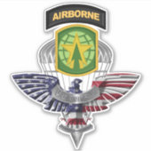 16. Brigade der Militärpolizei Im Flugzeug Aufkleber (Vorderseite)