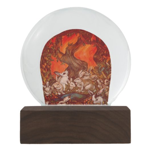 16 Bunne Schneekugel (Vorderseite)