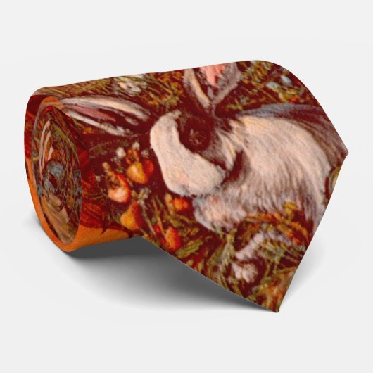 16 Bunnies Krawatte (Gerollt)