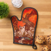 16 Bunnies Ofenhandschuh (Oben unten)