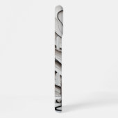 16 CASE & more - White Cat / Black Stripes iPhone Hülle (Rechte Seite)