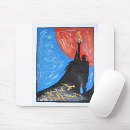 16/ Die Frau Mousepad (Mit Mouse)