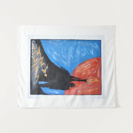 16/ Die Frau Wandteppich (Vorderseite (Horizontal))