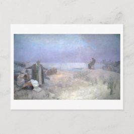 16 Die letzten Tage von Jan Amos Komensky, Mucha Postkarte