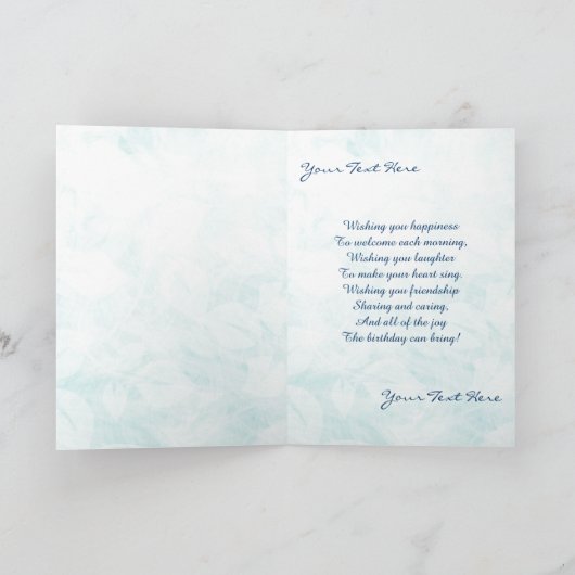 16. Diva nummerierte Grußkarten Karte (Innenseite)