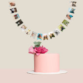 16 eigene Fotos personalisierte Familienammer Wimpelkette