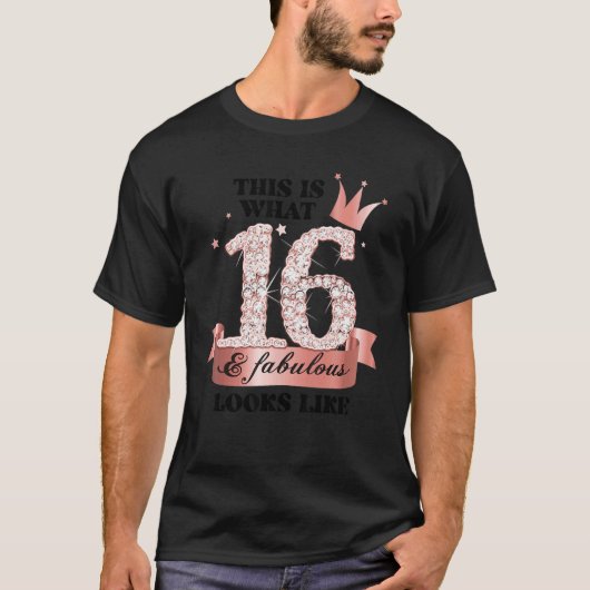 16 & Fabulous I Rose And White Party Group Candid T-Shirt (Vorderseite)