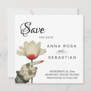 *~* 16 Foto AR6 Elegante Vintage "Save the Date" Einladung