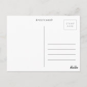 16 Foto auf Seitenrahmenanzeige Postkarte (Rückseite)