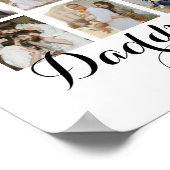 16 Foto-Collage Daddy-Bilder Andenken Poster (Ecke)