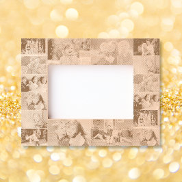 16 Foto Collage Geburtstagsväter Mütter Tag Holz Geätzte Rahmen