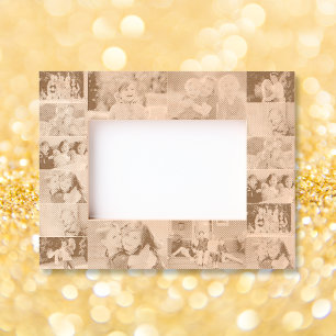 16 Foto Collage Geburtstagsväter Mütter Tag Holz Geätzte Rahmen