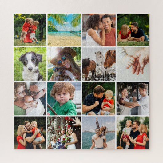 16-Foto-Collage Puzzle (Vertikal)