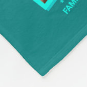 16 Foto Scrapbook Aquamarin Blue Modern Pictures Fleecedecke (Ecke)