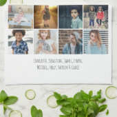 16 Foto und Text Personalisiert Geschirrtuch (Gefaltet)